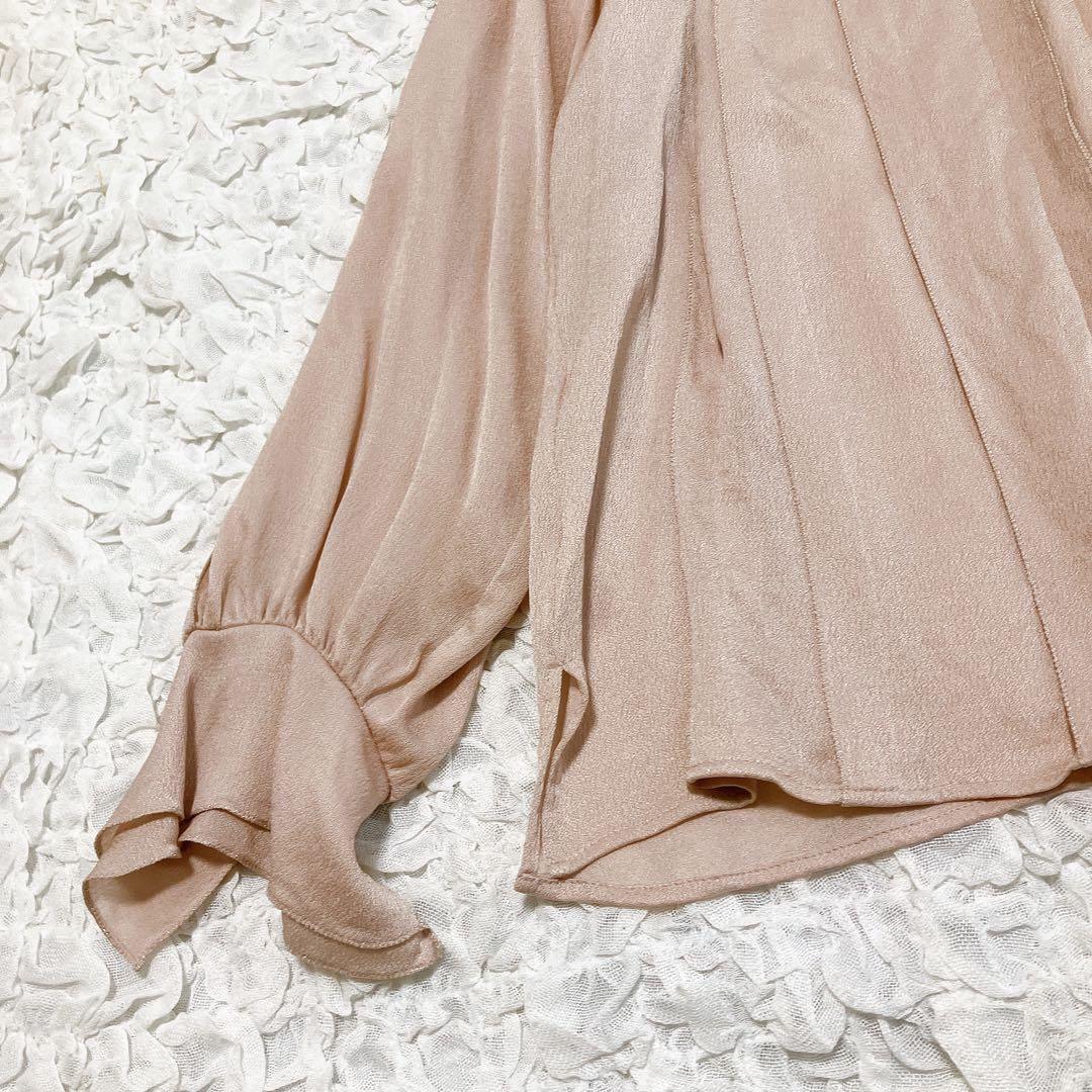 カタログ掲載【25SS】MORABITO SPELL フリルブラウス　ピンク