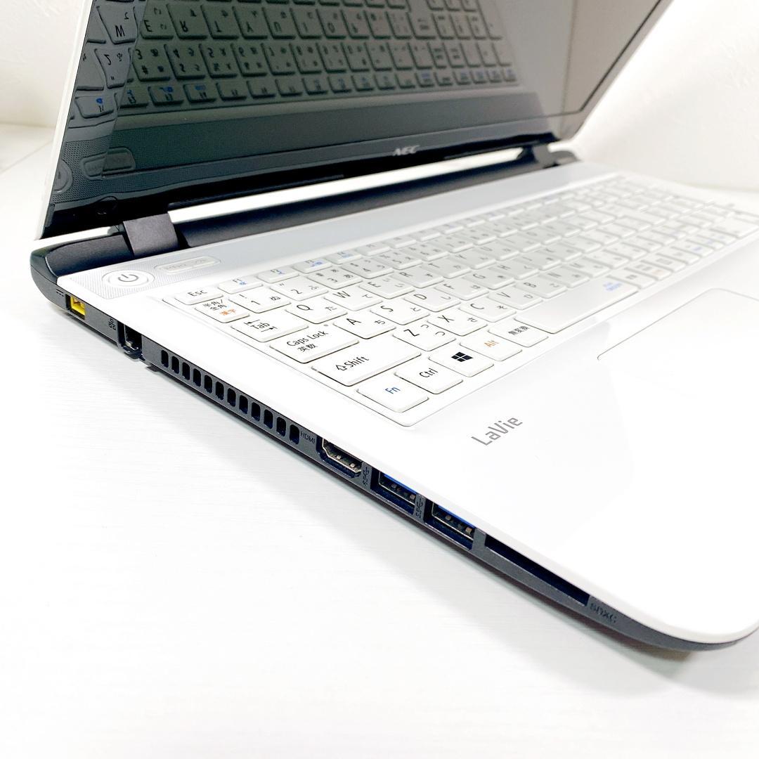 大容量1000GB✨すぐに使える✨写真や動画の保存に✨NECノートパソコン✨02