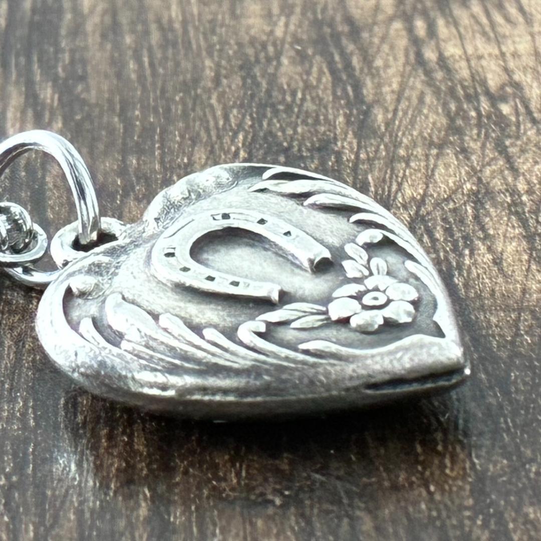 スウィートハートジュエリー ホースシュー 勿忘草 シルバーヴィンテージネックレス