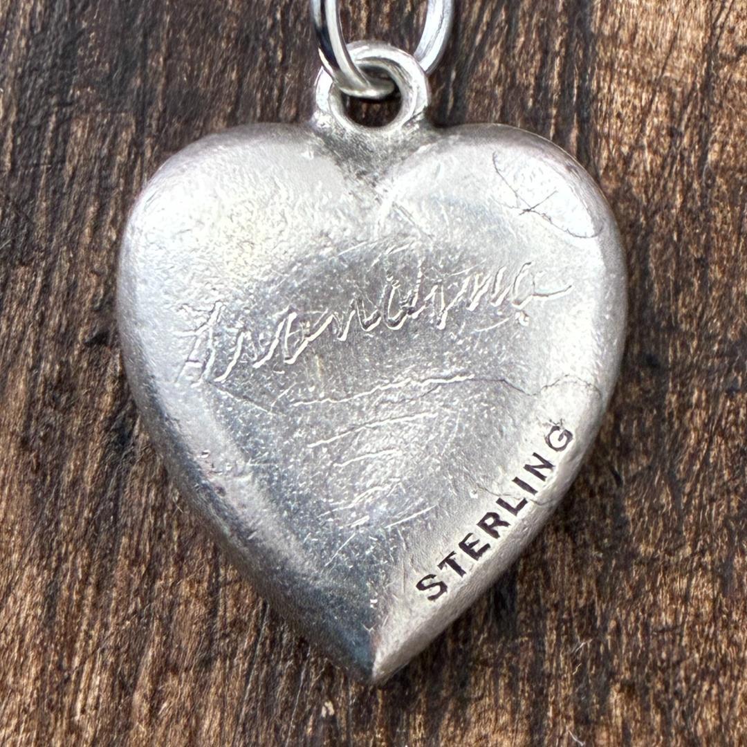 スウィートハートジュエリー ホースシュー 勿忘草 シルバーヴィンテージネックレス