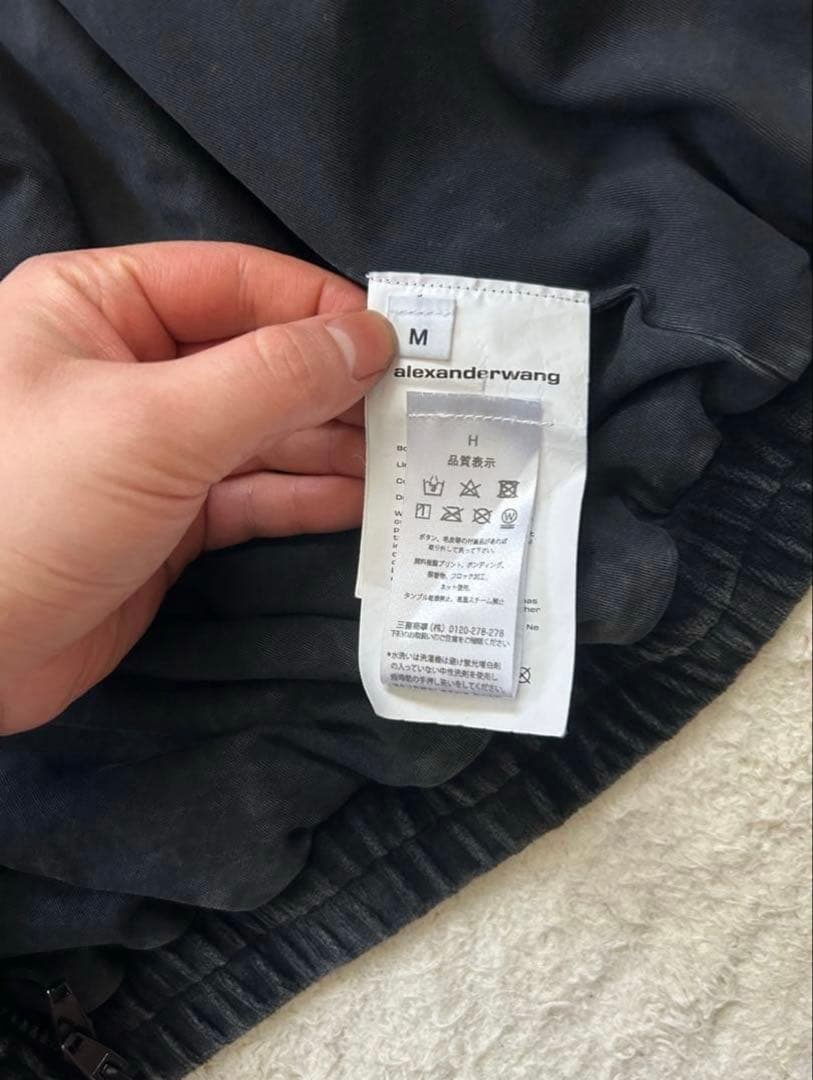 【正規品】Alexander wang ロゴ入りトラックジャケット　完売サイズ
