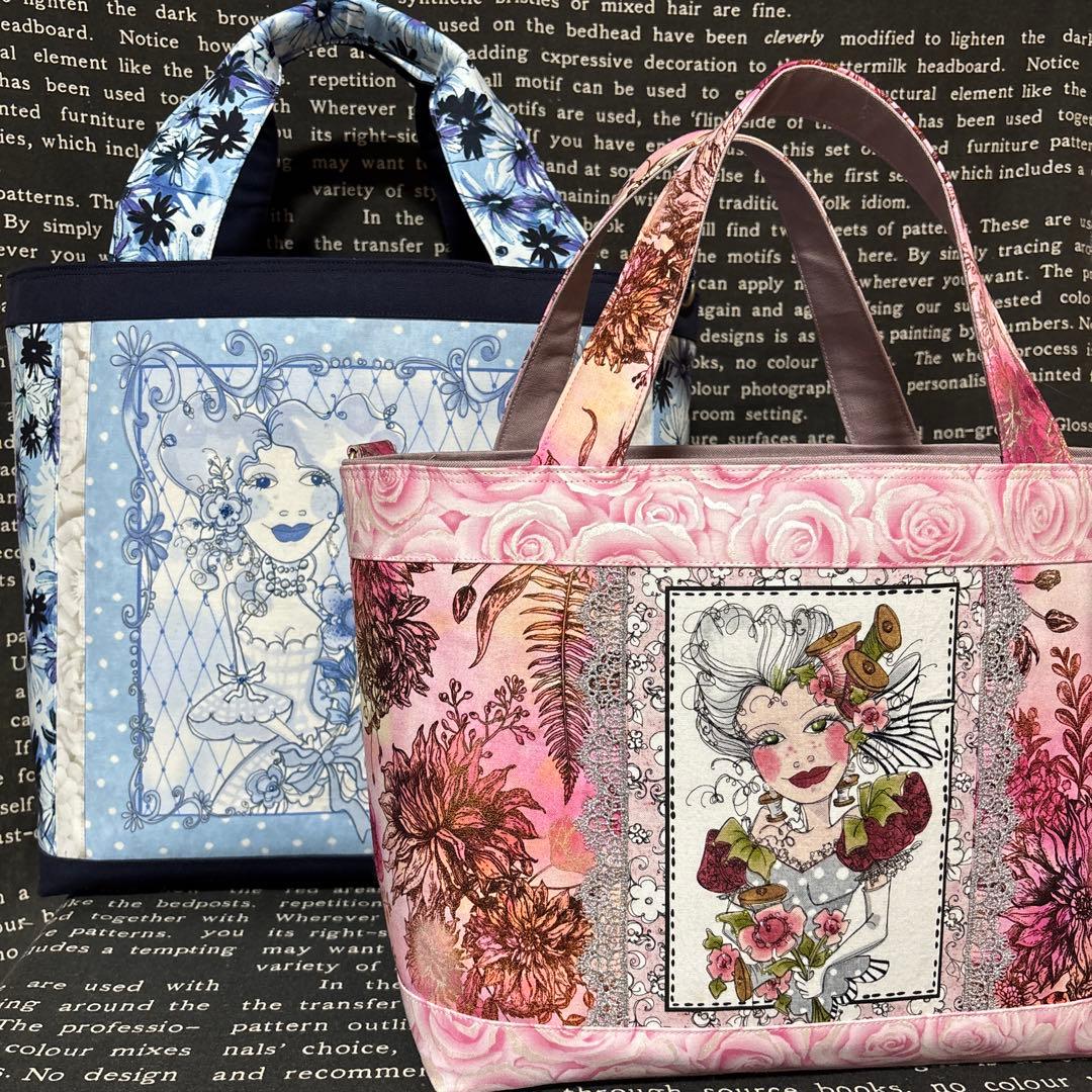 ロラライハリス♡ハンドメイド　トートバッグ2点　clover様♡