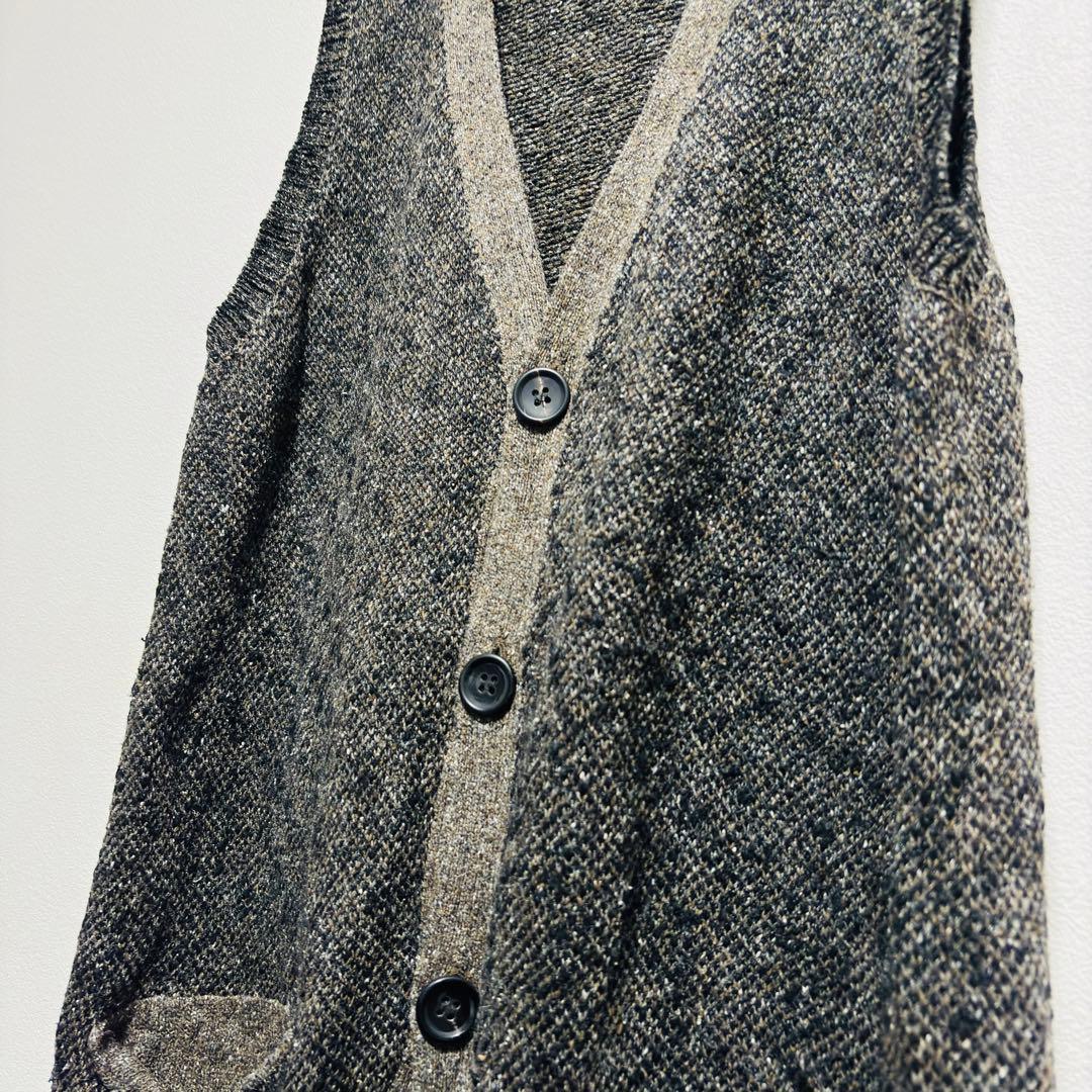 【Yohji Yamamoto POUR HOMME】ニットベスト　M相当