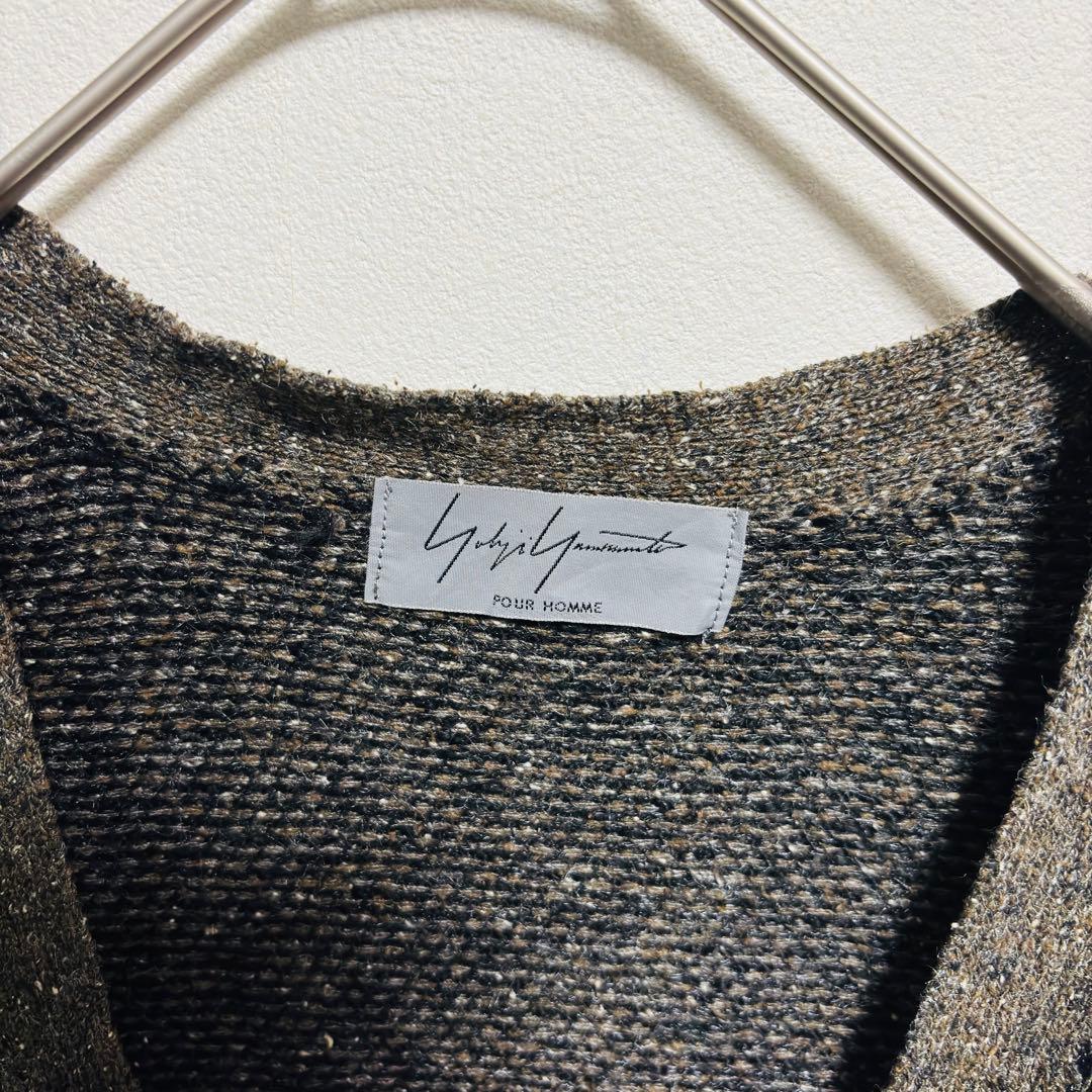 【Yohji Yamamoto POUR HOMME】ニットベスト　M相当