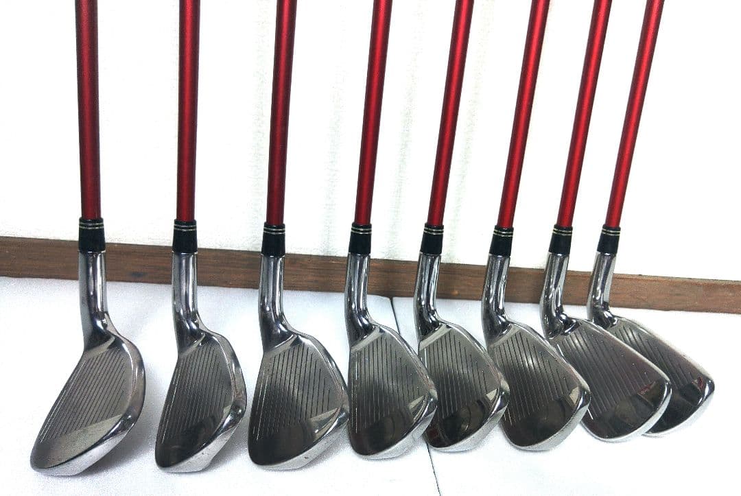 レフティ　テーラーメイド　バーナー　メンズ　アイアンセット　純正カーボン（S）