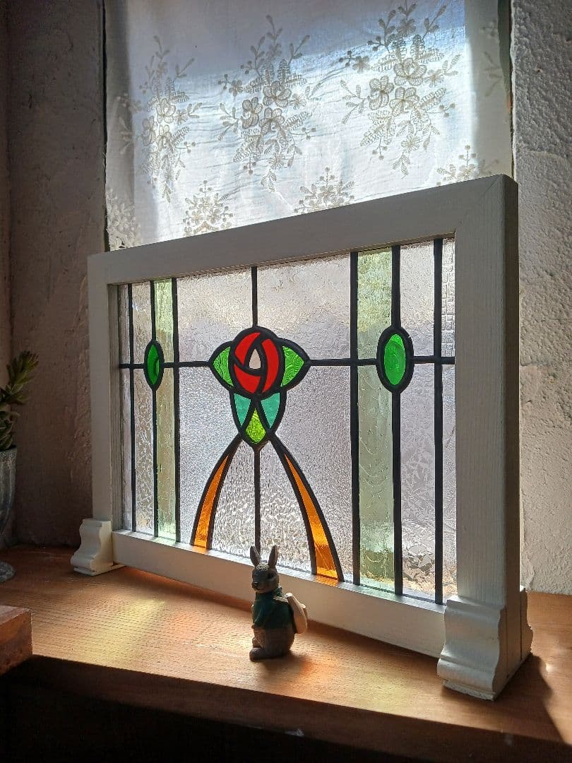 ステンドグラス オリジナルの薔薇
