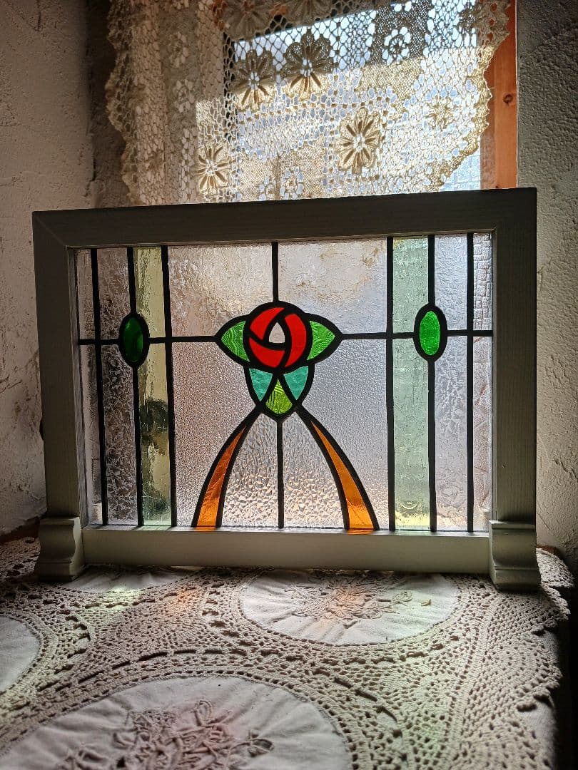 ステンドグラス オリジナルの薔薇