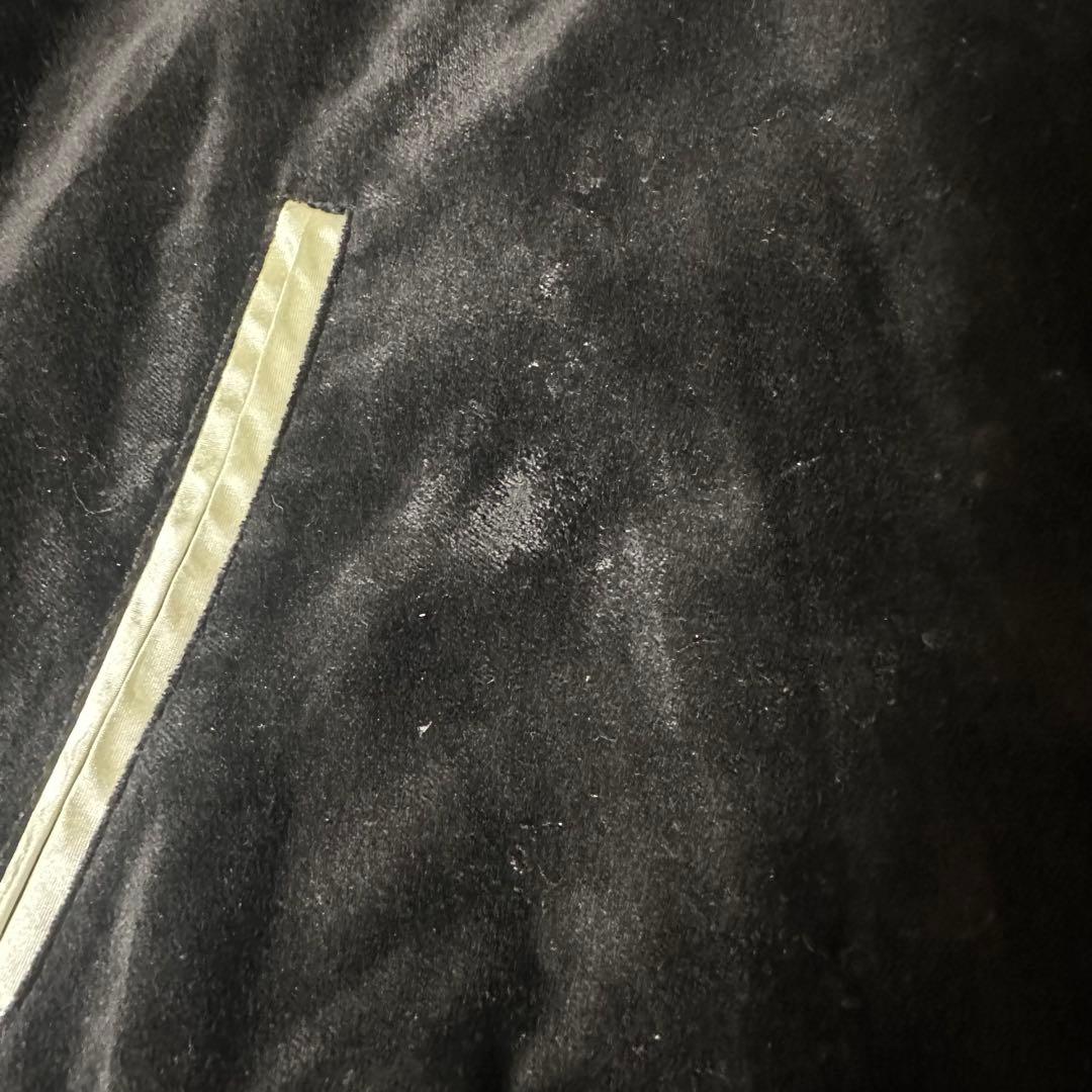 【別珍　リバーシブル】Disney スカジャン　ミッキー　ベロア　袖刺繍　M