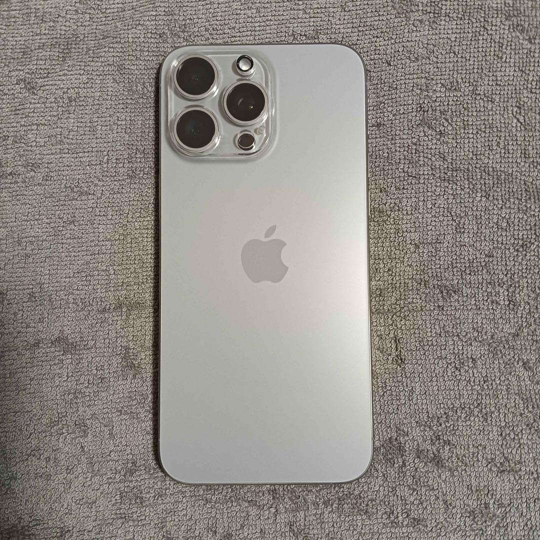 美品 ケース付き iPhone15 ProMAX 256GB ナチュラル