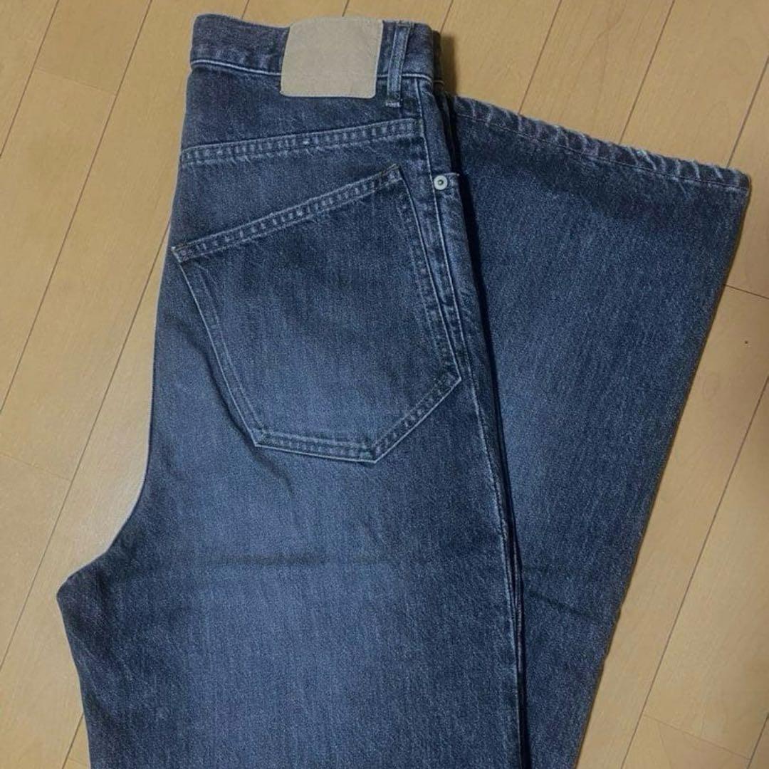 2/8で削除ok.soon original wide denim black