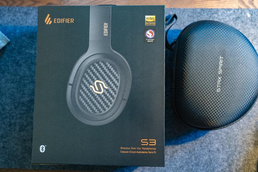 ワイヤレスヘッドホンEDIFIER STAX SPIRIT S3【付属品完備】