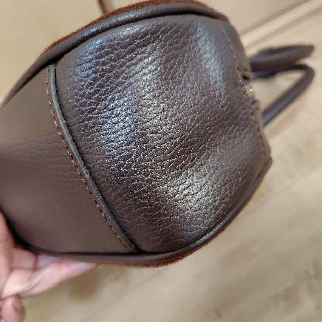 新品！グレディブリリアン　スエード×レザーボストン