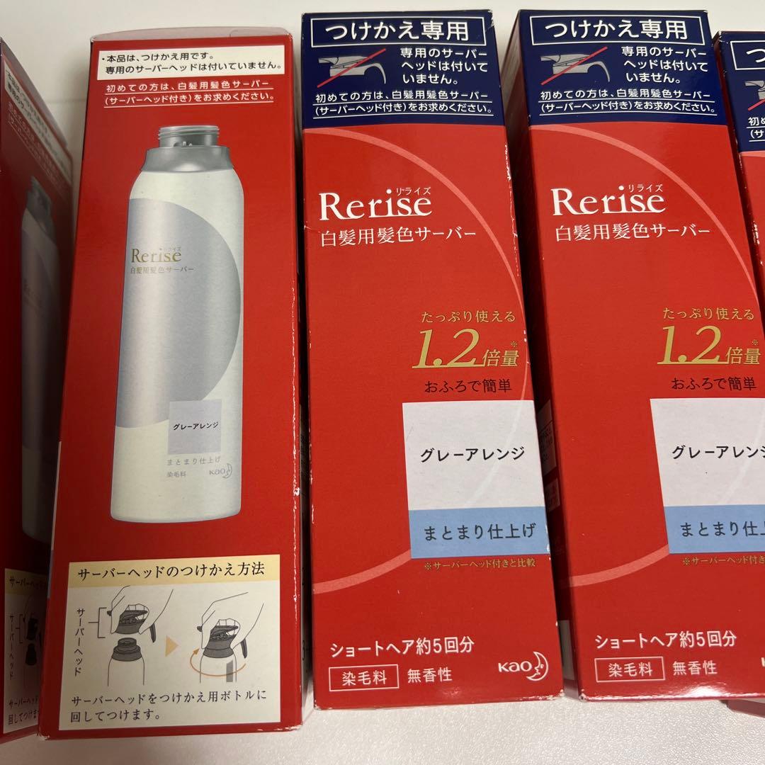 Rerise 白髪染め グレーアレンジ 6本セット　まとまり仕上げ