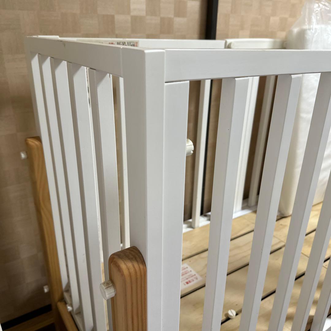 そいねーるIIIホワイト(ベビーベッド) 大和屋