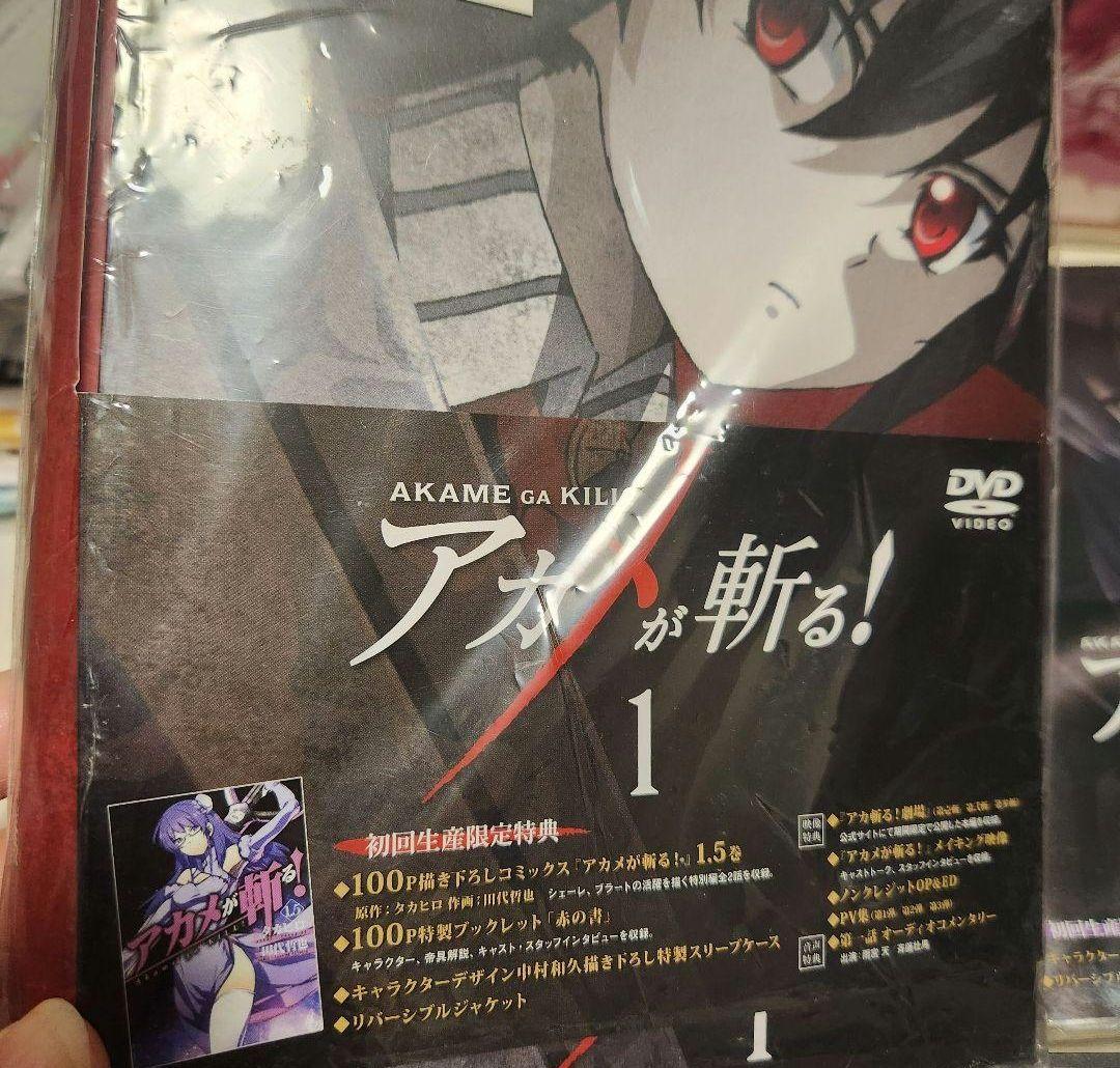 専用出品【レア】アカメが斬る！ 初回限定盤 DVD BOX 購入特典つき　非売品