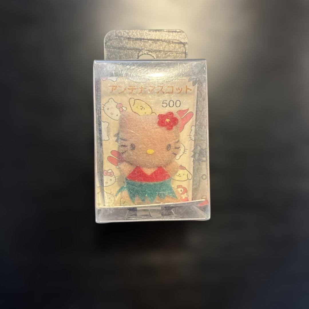 ハローキティ アンテナマスコット　日焼け