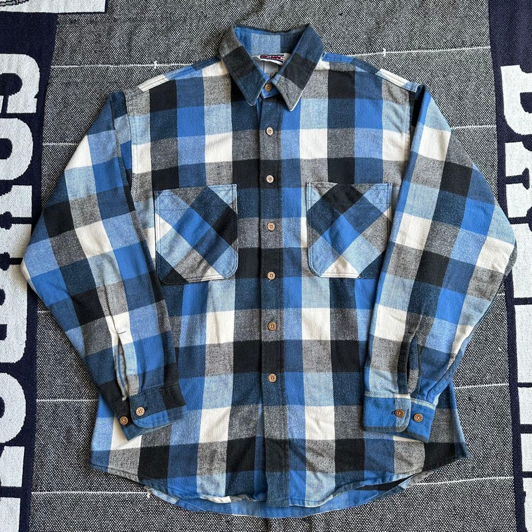 トップス 80s BIG MAC heavy flannel shirt USA