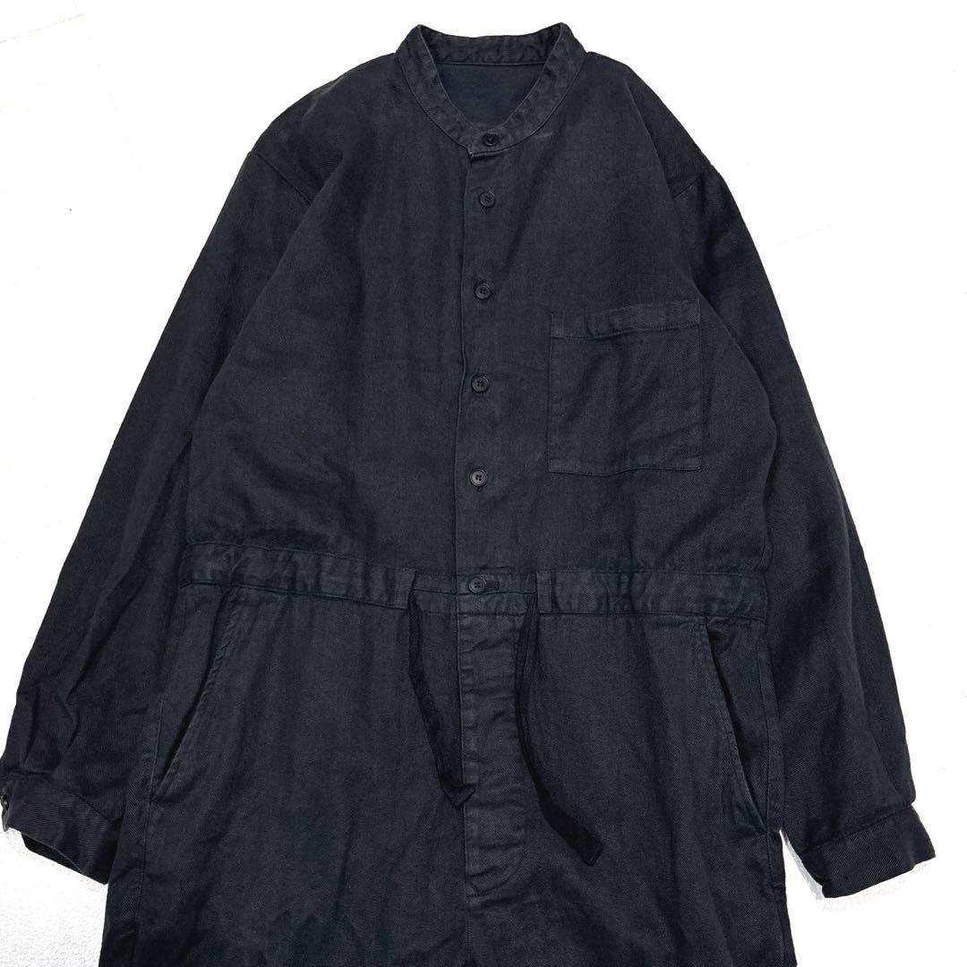 【メンズL /リネン】コンフェクト　ツイルオールインワン　ジャンプスーツ　つなぎ