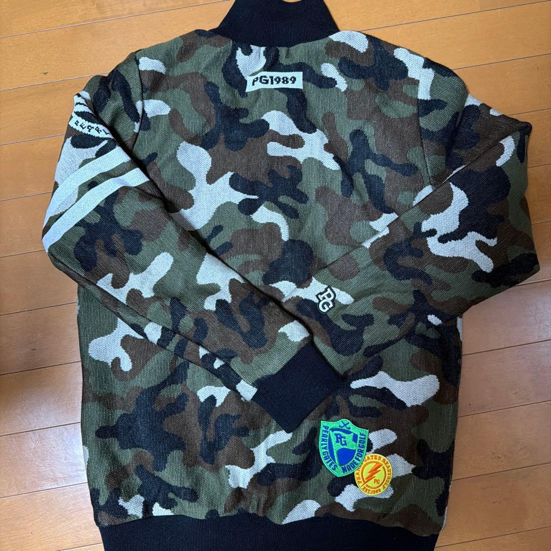 ★☆美品☆★パーリーゲイツ PEARLY GATES　迷彩柄　ニットジャケット