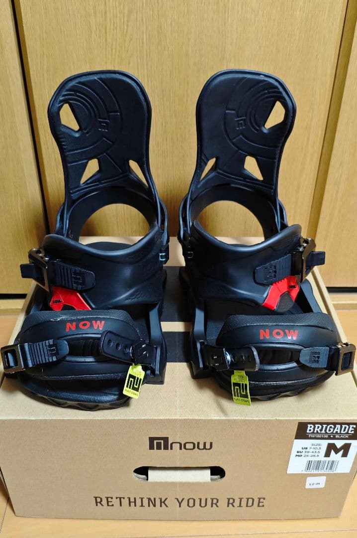 NOW BRIGADE ビンディング Mサイズ ブラック