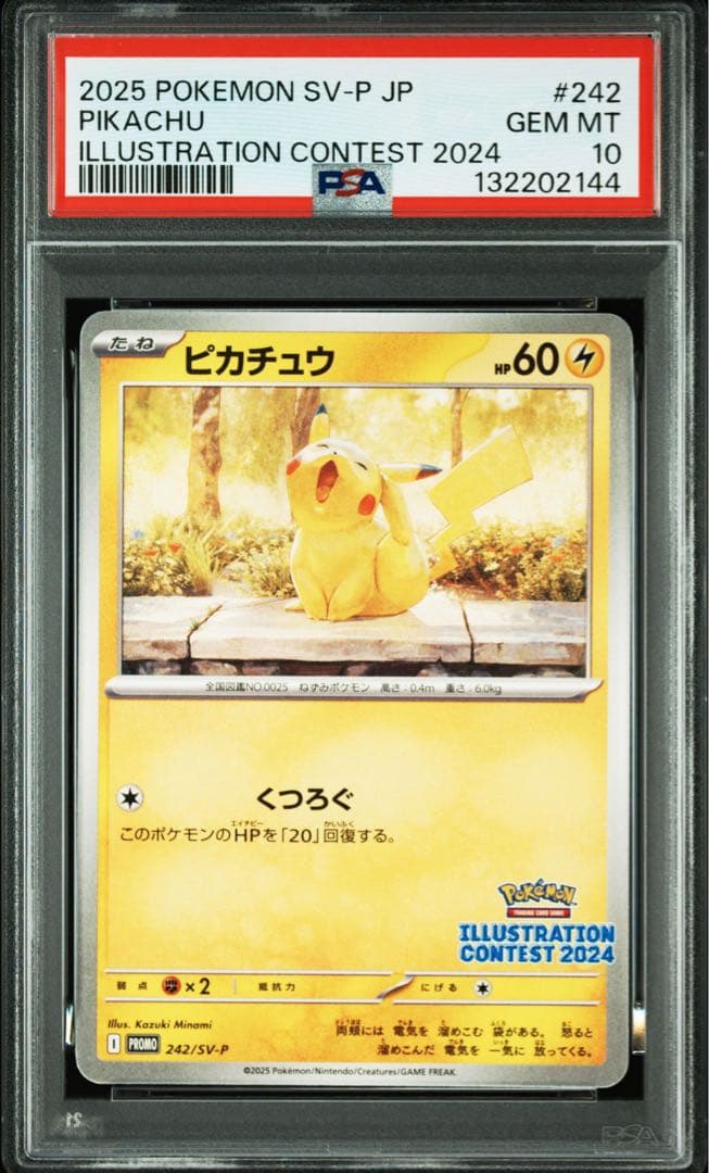 PSA 10 ピカチュウ SV-P 242プロモイラストレーション2024