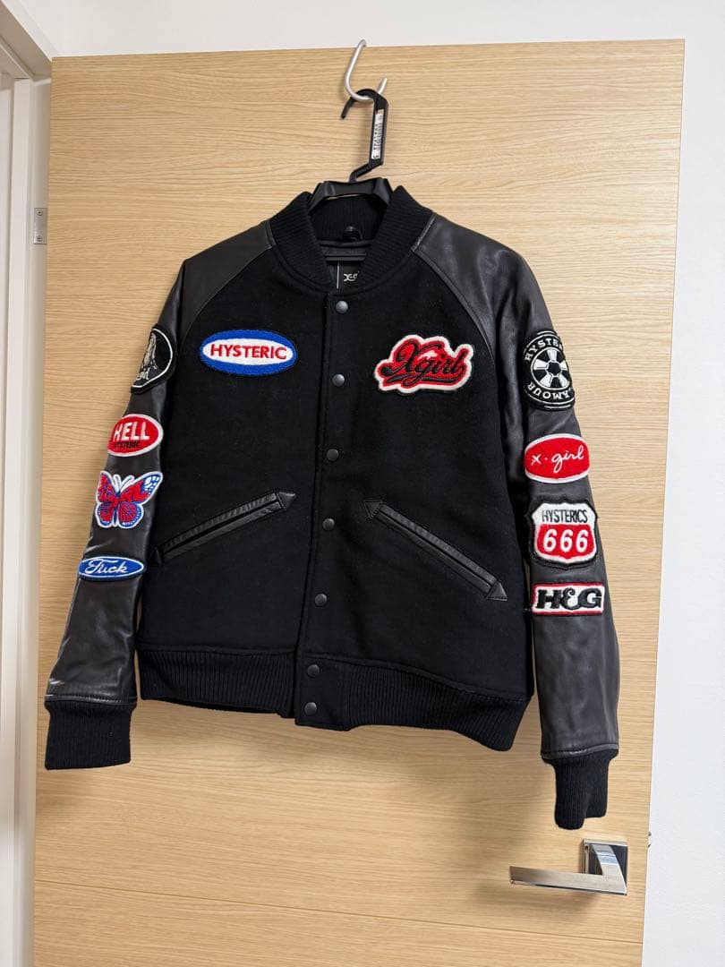 セール中！x-girl ブラックスタジャン