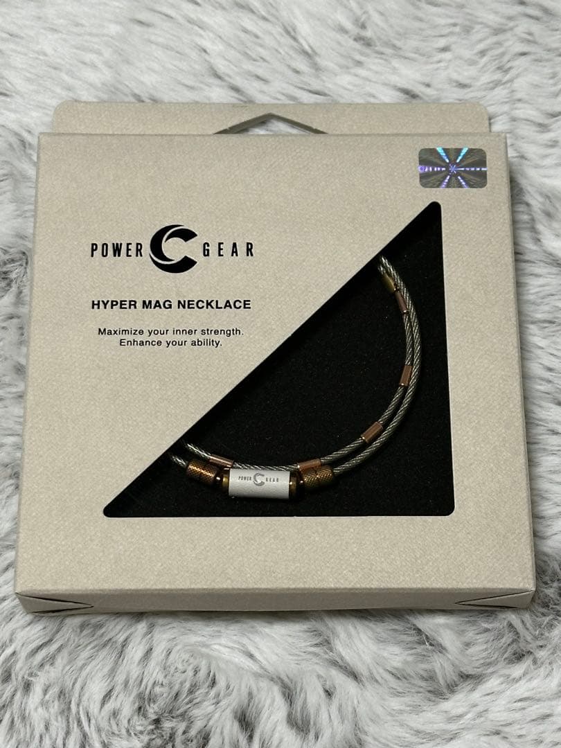 限定品 パワードギア ハイパー MG ネックレス ホワイト x ピンクゴールド