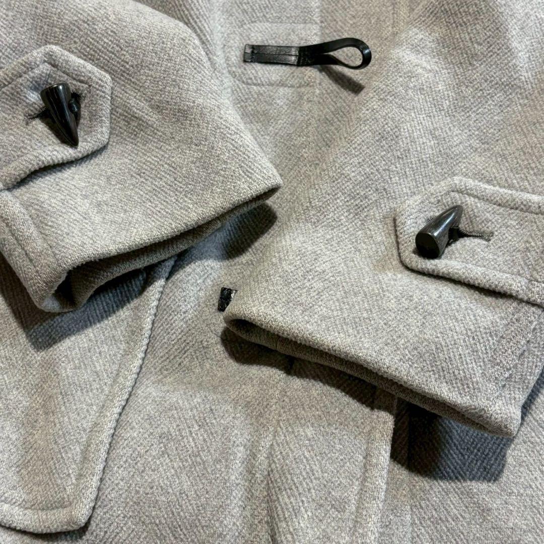 【BURBERRY LONDON】ウールダッフルコート フード付き L