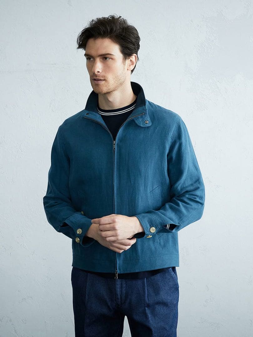 Aquascutum 現行 ハリントンジャケット スウィングトップ G-9 36