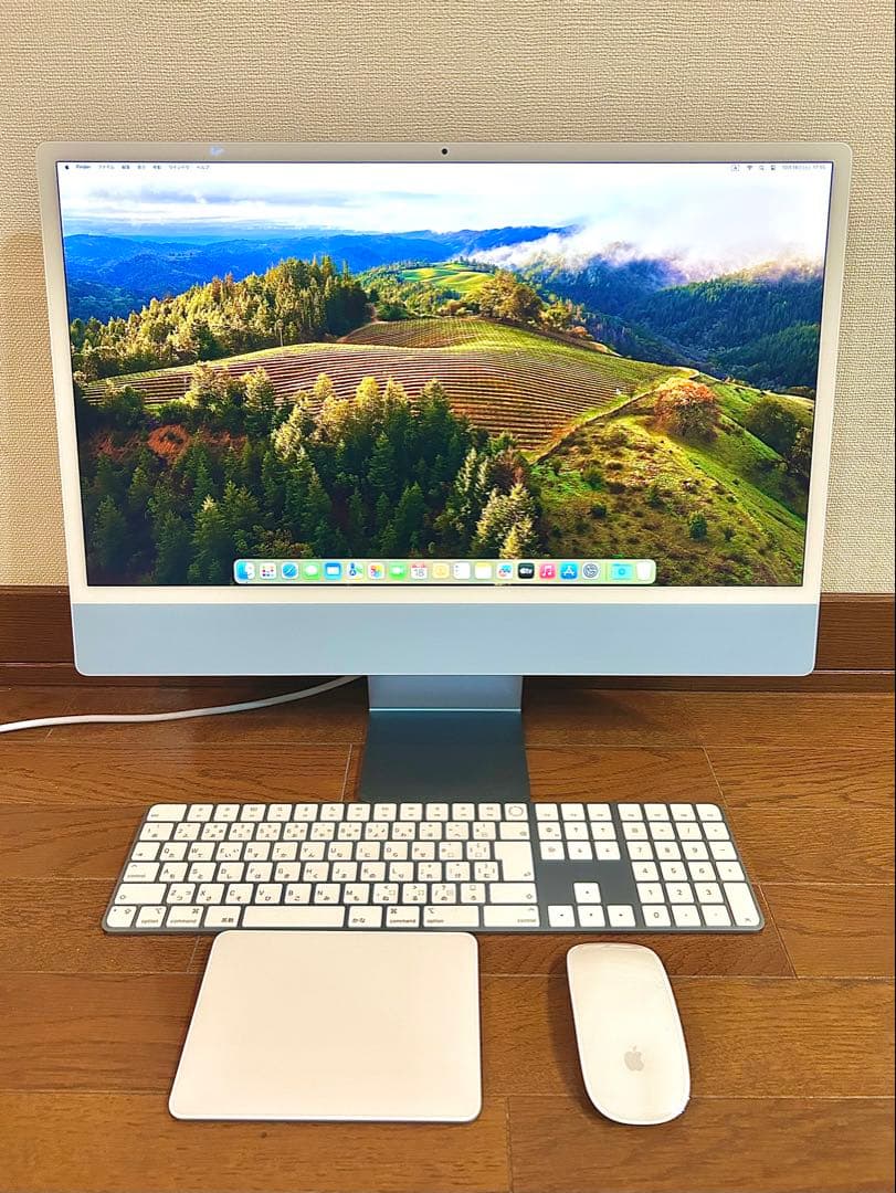iMac 24inch ブルー