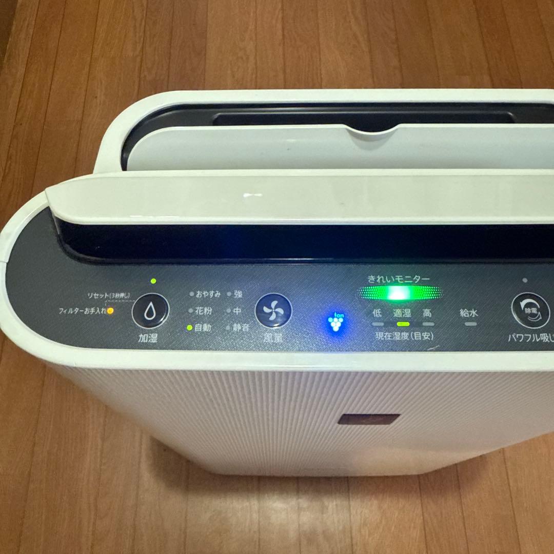 【2022年式】美品 SHARP 加湿器 空気清浄機 ホワイト 動作確認済み