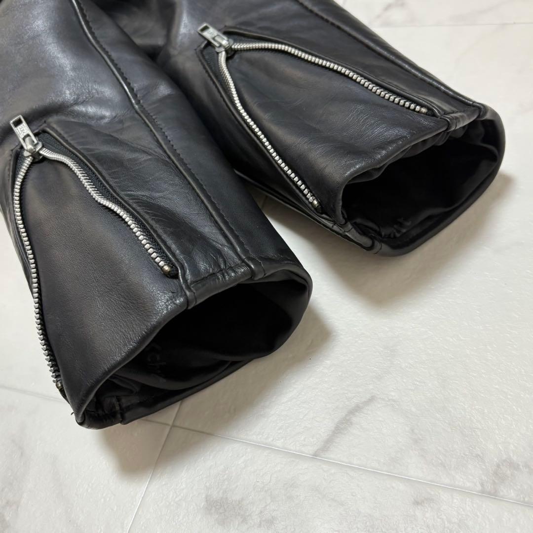 Schott ショット 641 シングルライダースジャケット 36 ボア付き