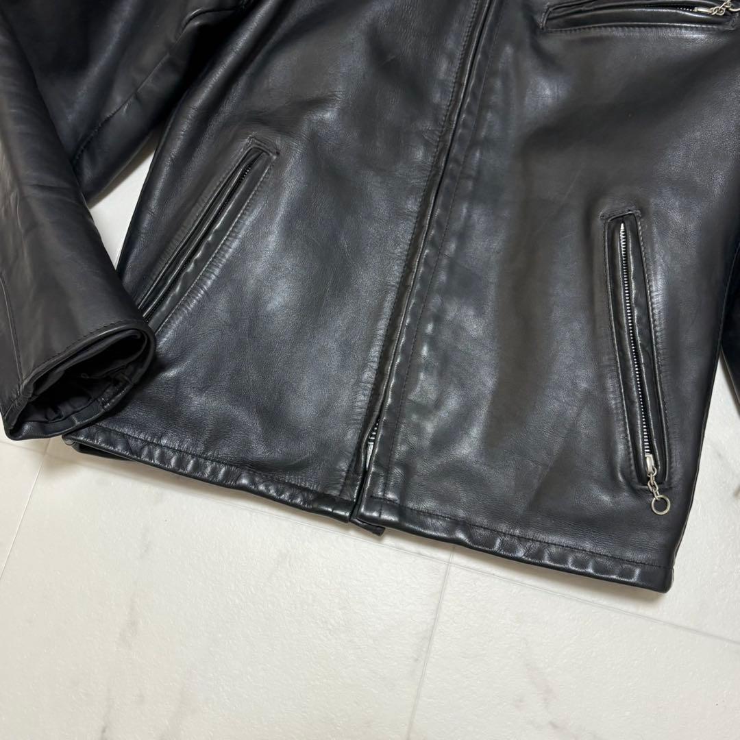 Schott ショット 641 シングルライダースジャケット 36 ボア付き