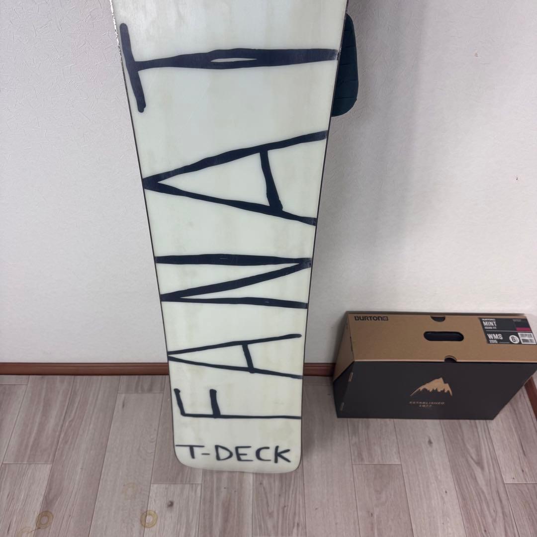 FANATIC T-DECK 153cm スノーボードセット
