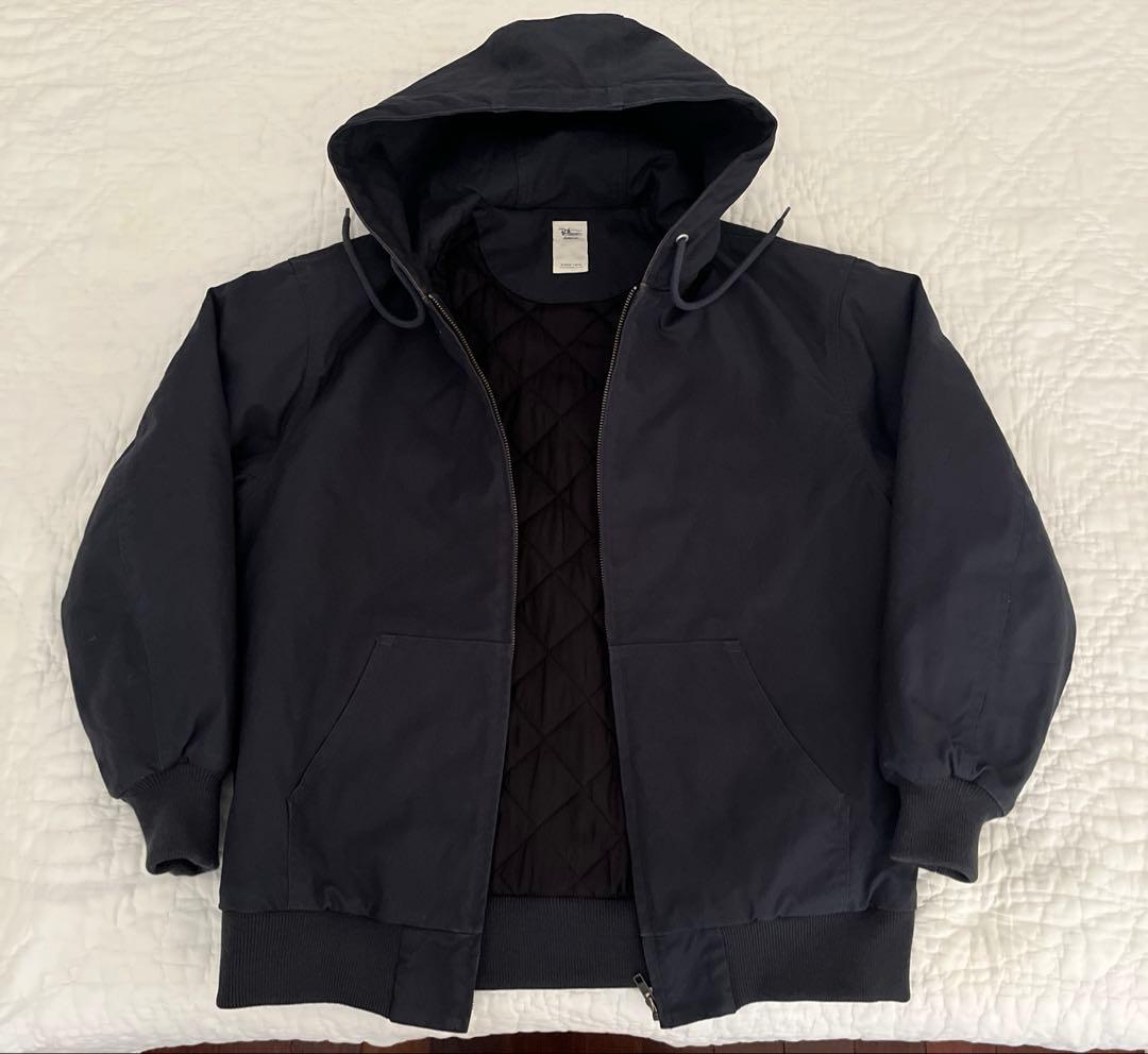 ロンハーマン フード付き 中綿入りブルゾン スミクロメンズS