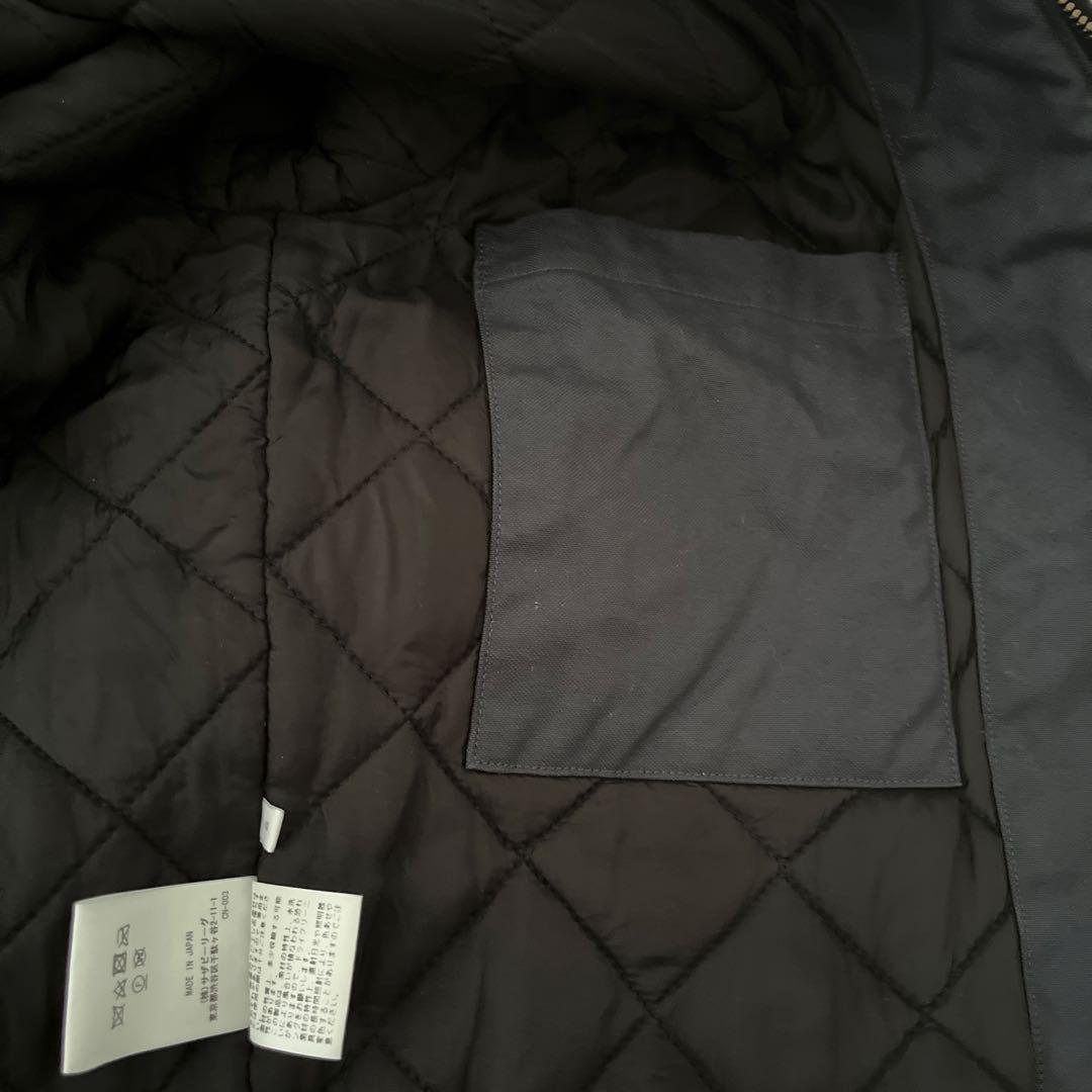 ロンハーマン フード付き 中綿入りブルゾン スミクロメンズS