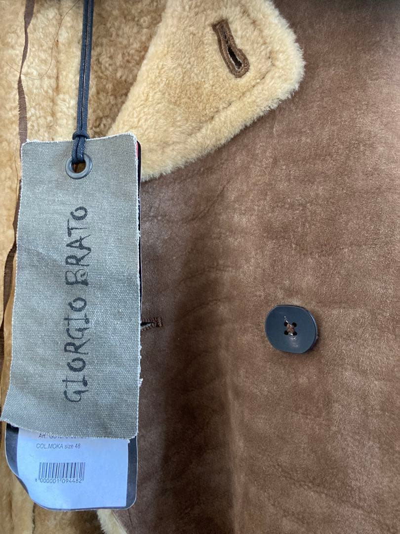 T*a様 GIORGIO BRATO ブラウン レザー　ムートン　ジャケット