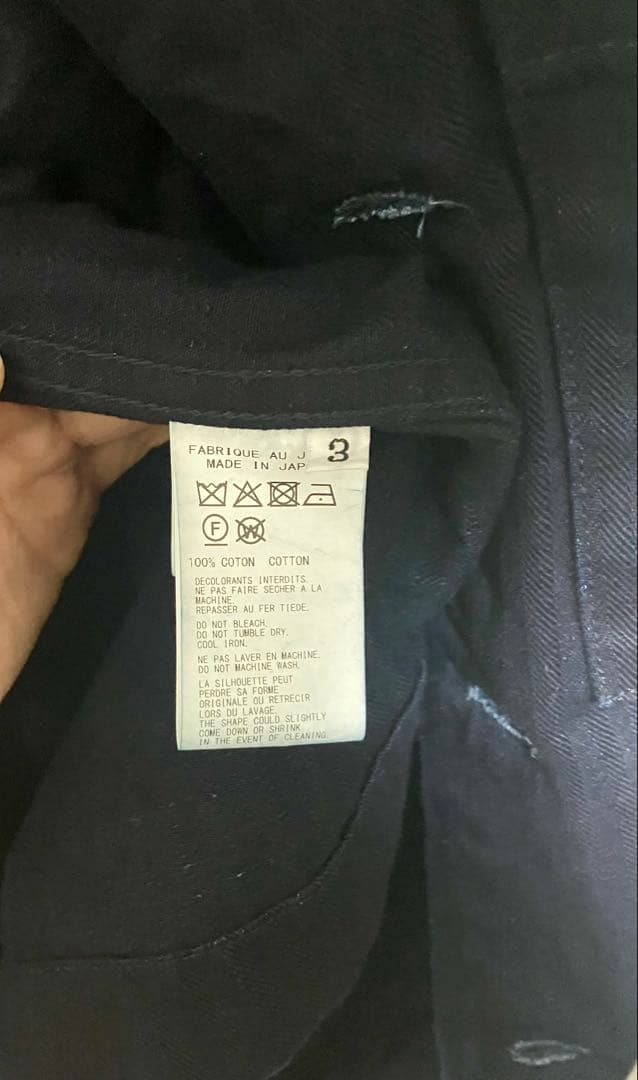 yohji yamamoto pour hommeデニムブルゾン