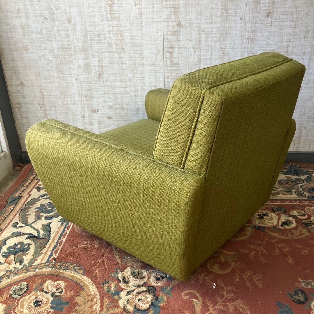② 昭和レトロ ミッドセンチュリー 一人掛けソファー ロビーチェア アームチェア