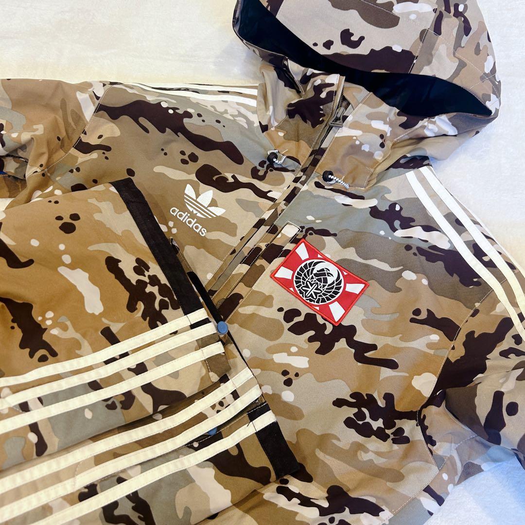 希少 シグネチャー adidasスノーボード 國母和宏 ウェア カモフラ XS
