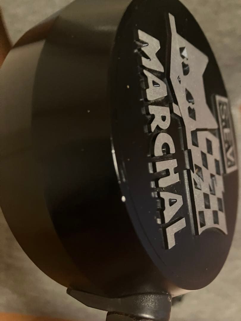 MARCHAL ブラック円形ミラー 2個セット