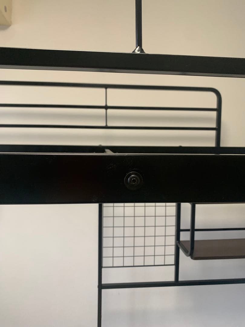 ロフトベッド ニトリ　BKデスク付　引取り限定　滋賀県南部