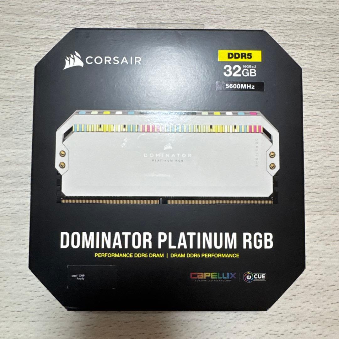 メモリー DOMINATOR PLATINUM RGB DDR5-5600 32GB