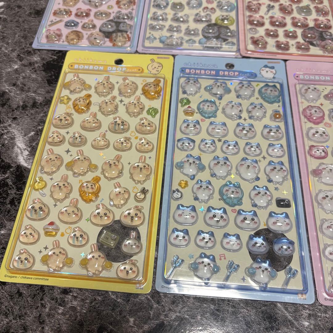 ボンボンドロップシール ちいかわ 7種セット 正規品
