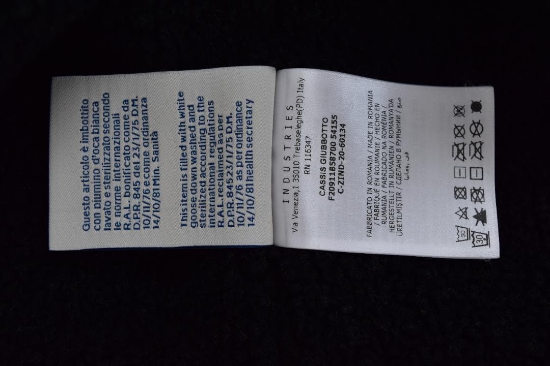 ・2020年・MONCLER・モンクレール・ボア・ダウンジャケット・ブラック・