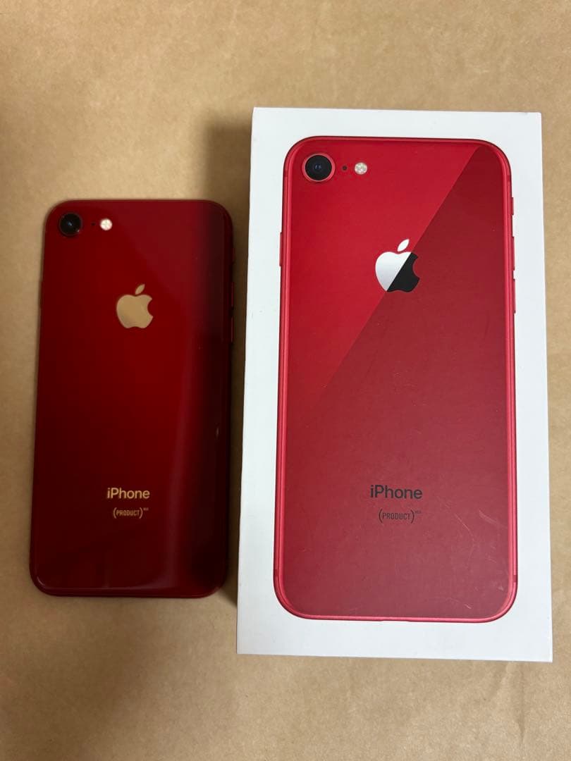 【美品】iPhone 8 64GB レッド