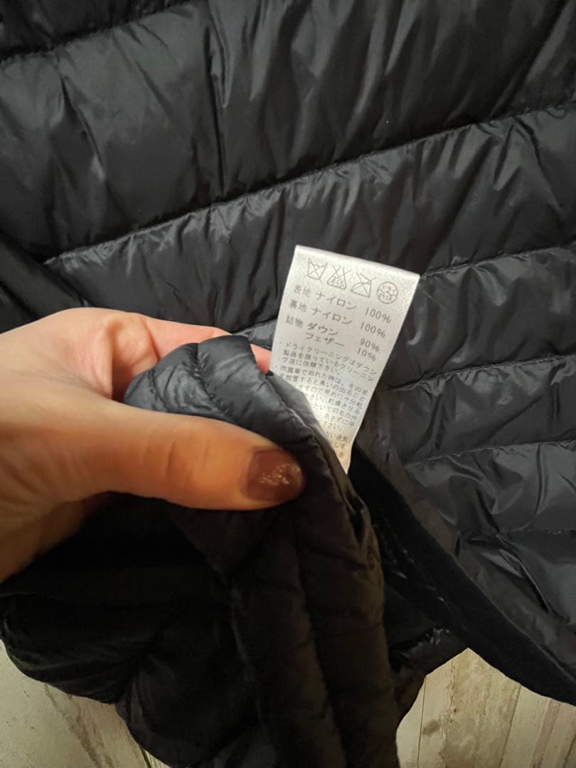 ふふ⭐︎DANTON ダウンベスト ブラック 38