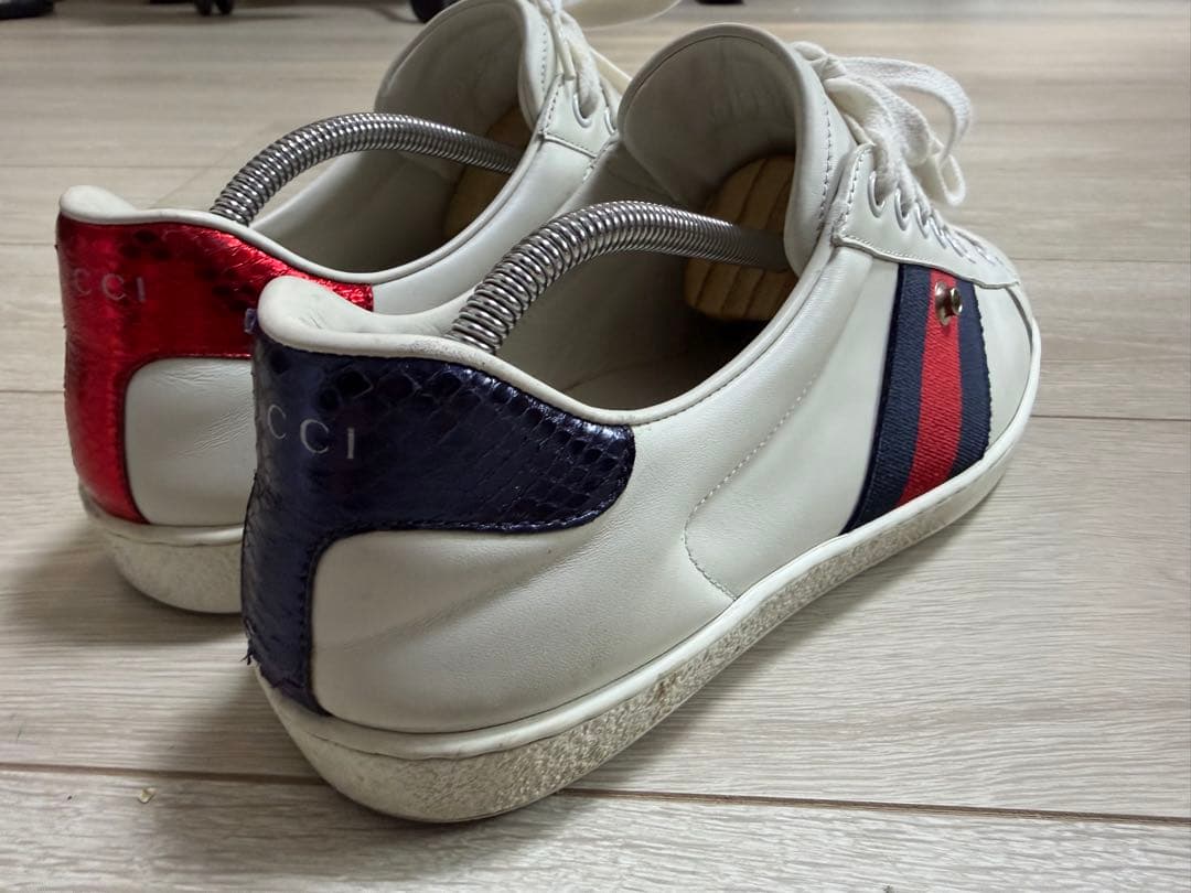 GUCCI メンズスニーカー　エース　9 2/1サイズ(27.5cm)