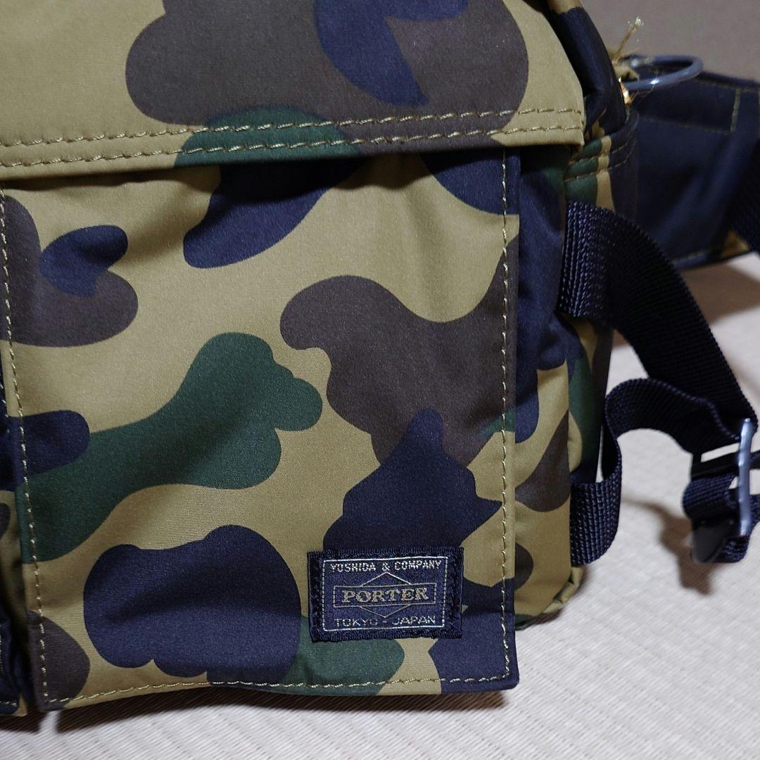 【期間限定値下げ】A BATHING APE × PORTER ボディバッグ