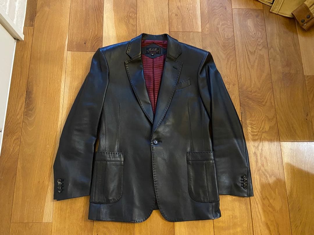 ひょろぼう　フラットヘッド RJB ラムレザージャケット